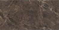 Phòng tắm lát đá cẩm thạch Sàn nhà bếp bằng gốm màu nâu / Ngói lát sàn bằng sứ tráng men 90 * 180cm mỏng được đánh bóng